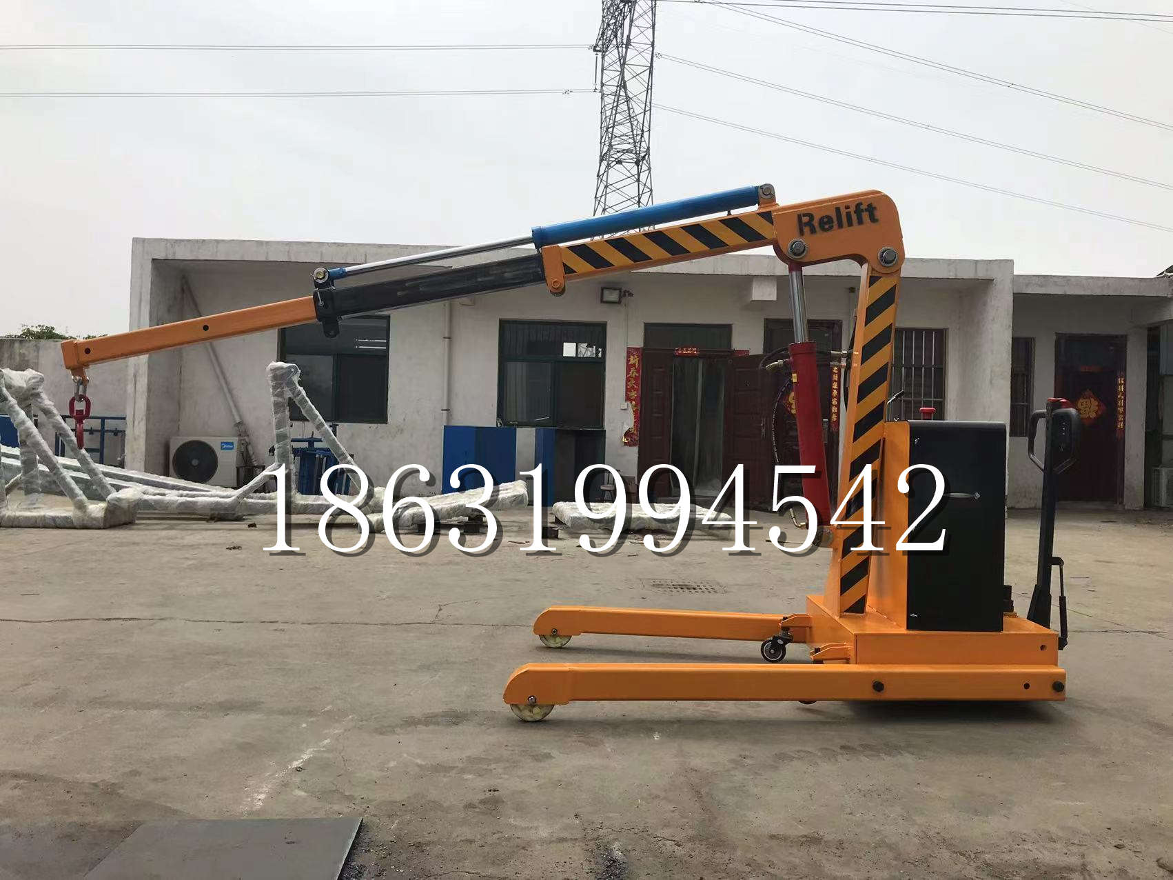 甘井子区久征定做3吨三轮随车吊 农用园林绿化移树吊 平板工程用小吊机